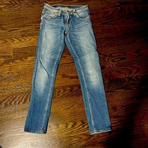 Nudie jeans, waist 27 inseam 29